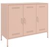 vidaXL Credenza Rosa 100,5x39x79 cm in Acciaio