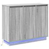 vidaXL Madia LED Grigio Sonoma 90 x 32 x 75 cm Legno ingegnerizzato