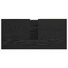 vidaXL Mobile da Bagno Rovere Nero 63 x 29 x 55 cm Legno multistrato