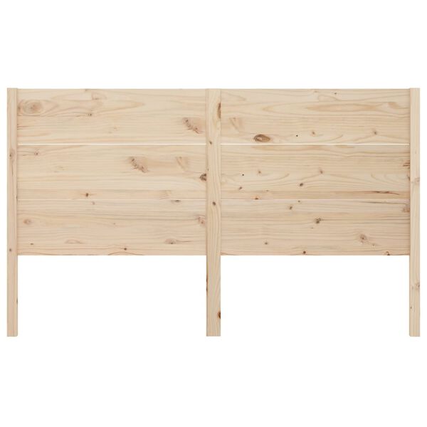 vidaXL Testiera per Letto 206x4x100 cm in Legno Massello di Pino
