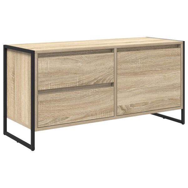 vidaXL Mobile TV Sonoma 100 x 36 x 49.5 cm Legno multistrato