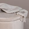 Venture Home Pouf Dunken 51x51x43 cm Velluto Beige