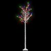 vidaXL Albero Natale 180 LED 1,8 m Salice Colorato Interno Esterno