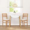 vidaXL Sedie da Pranzo con Cuscini 2 pz in Legno Massello di Hevea