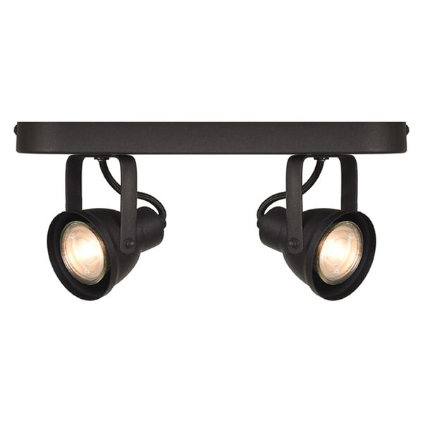 LABEL51 Faretto con 2 Luci Max 30x9x16 cm Nero