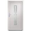 vidaXL Porta Ingresso Bianca 98x190 cm in PVC