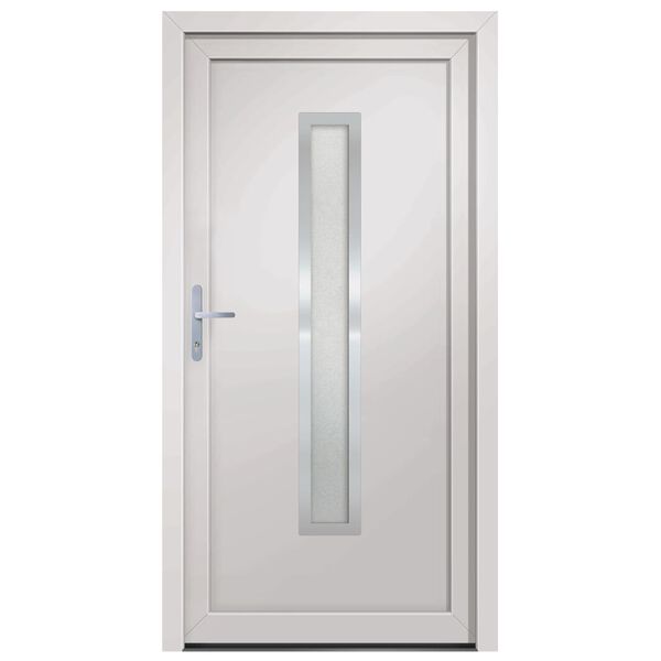 vidaXL Porta Ingresso Bianca 98x190 cm in PVC