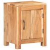 vidaXL Comodino 40x30x50 cm in Legno Massello di Acacia
