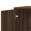 vidaXL Credenza Rovere Marrone 60x31x70 cm in Legno Multistrato