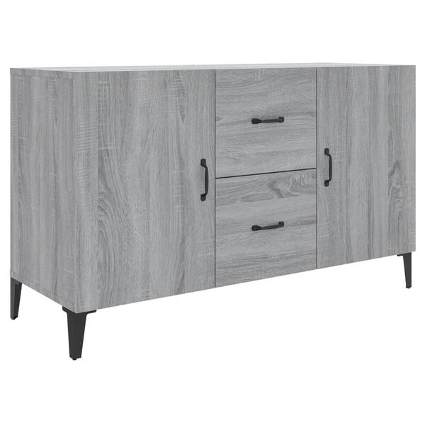 vidaXL Credenza Grigio Sonoma 100x36x60 cm in Legno Multistrato