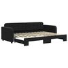 vidaXL Divano Letto con Letto Estraibile Nero 80x200 cm in Velluto