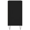 vidaXL Credenza Nera 57x35x70 cm in Legno Multistrato