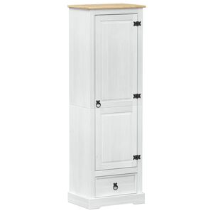 vidaXL Armadi Bianco 55 x 38 x 170 cm Pino massello