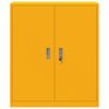 vidaXL Armadio Giallo senape 90 x 40 x 105 cm Acciaio