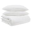 vidaXL Set di Piumoni con cuscino 3 pcs Bianco Piuma d'anatra