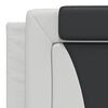 vidaXL Cuscino Testiera Viana Bianco e Nero 180 cm in Similpelle