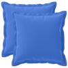 vidaXL Federa 2 pz HOUTEN Blu Reale 35 x 35 cm Poliestere