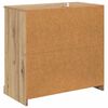 vidaXL Credenza con cassetto Rovere artigianale 70 x 35,5 x 67,5 cm