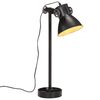 vidaXL Lampada da Scrivania 25 W Nera 15x15x55 cm E27