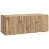vidaXL Mobile Porta TV da Muro Rovere Artigianale 78,5 x 31 x 30 cm