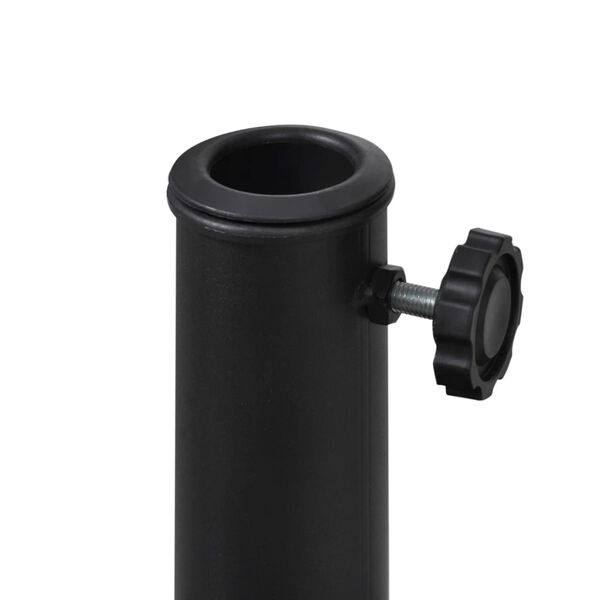 vidaXL Base per parasole ombrellone rotondo in resina