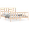 vidaXL Giroletto senza Materasso 160x200 cm in Legno Massello di Pino