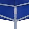 vidaXL Tenda Pieghevole Blu 3 x 3 m
