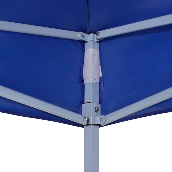vidaXL Tenda Pieghevole Blu 3 x 3 m