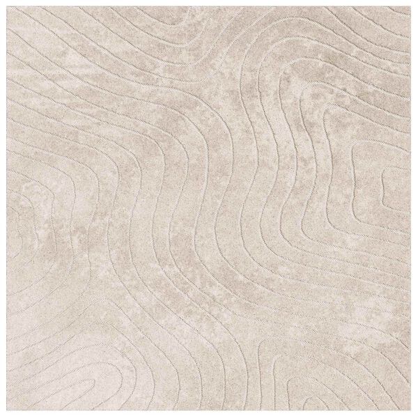 vidaXL Tappeti per area Quadrato PALMERAS Beige 120 x 120 cm