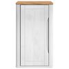 vidaXL Armadio da bagno a muro con porta FLORO Bianco 35 x 30 x 60 cm