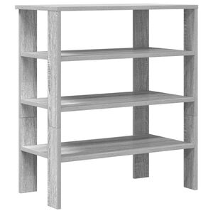 vidaXL Scarpiera Grigio Sonoma 61x32x70 cm in Legno Multistrato