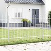 vidaXL Recinzione per Giardino Bianco 1.7 x 0.8 m