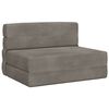 vidaXL Divano Letto Pieghevole Grigio Chiaro 70 x 72 x 60 cm Tessuto