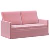 vidaXL Divano a 2 posti Rosa 150 x 81 x 82 cm Velluto (V)