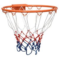 vidaXL Canestro da Basket Arancione 39 cm Acciaio