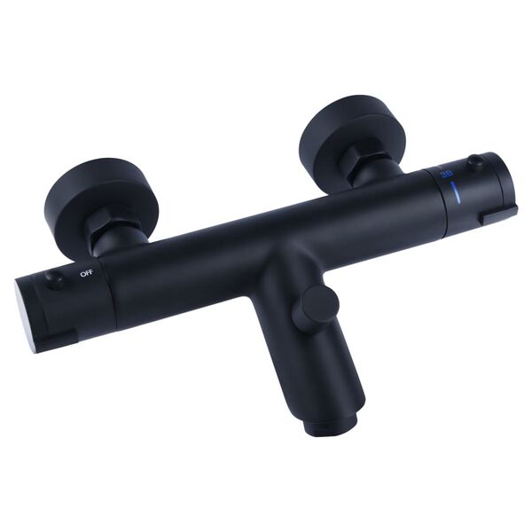 CORNAT Miscelatore Termostatico Vasca da Bagno ALAN / NOIR Nero