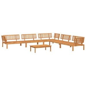 vidaXL Set Divano Pallet da Giardino 6 pz in Legno Massello di Acacia