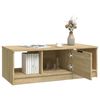 vidaXL Tavolino da Salotto Rovere Sonoma 102x50x36cm Legno Multistrato