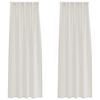 vidaXL Tenda in Velo 2 pz Crema 260 x 140 cm Poliestere