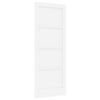 vidaXL Porta Interna 78 x 202 cm Legno compensato Bianco