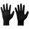 vidaXL Guanti da Lavoro 24 pz Nero 8 / m Poliestere