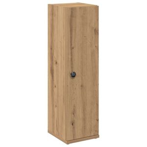 vidaXL Mobile da Bagno con Portarotolo Rovere Artigianale 20,5x22x72cm