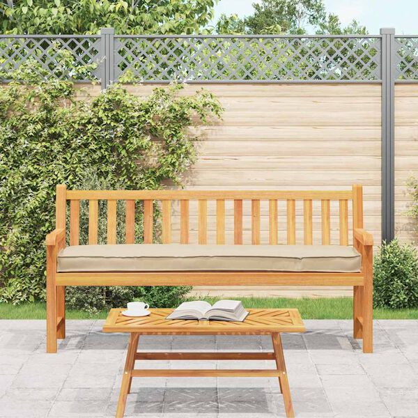 vidaXL Set di Cuscini per Pallet 2 pcs Beige 200 x 40 x 8 cm