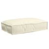 vidaXL Cuscino Crema 60 x 40 x 8 cm Tessuto Oxford