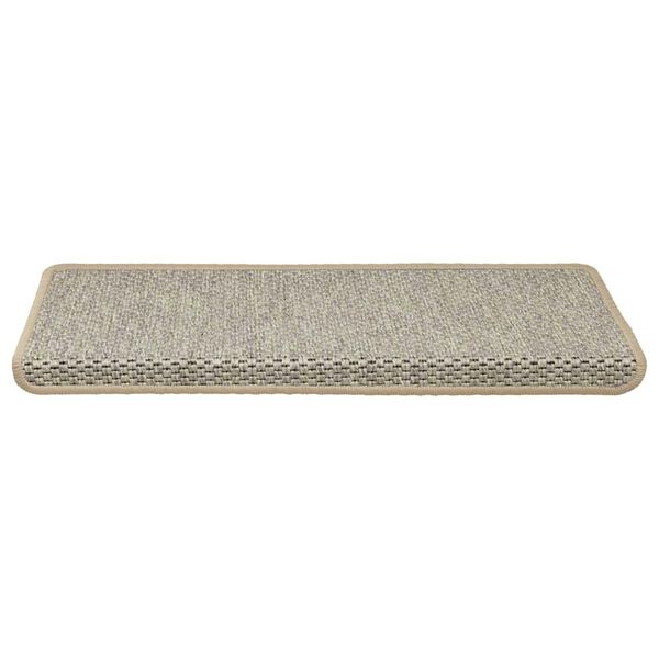 vidaXL Tappeti Autoadesivi Scale Aspetto Sisal 30 pz 65x21x4 cm Verdi