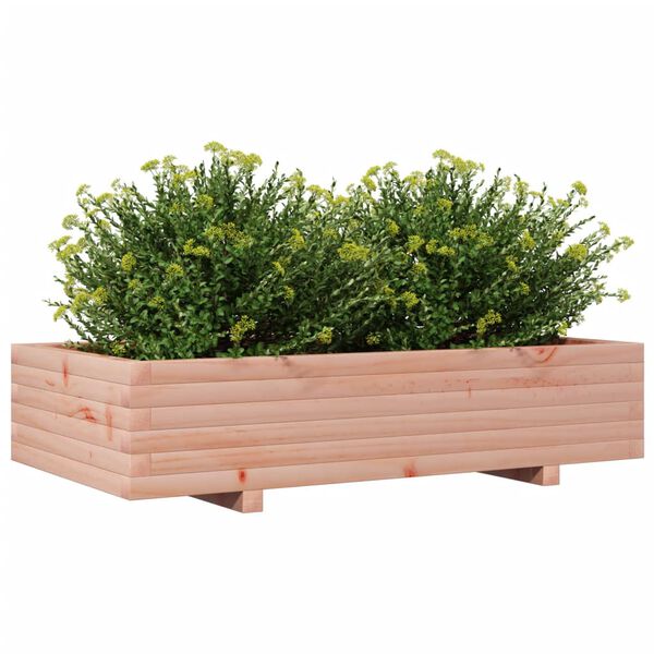 vidaXL Fioriera da Giardino 110x60x26,5 cm Legno Massello di Douglas