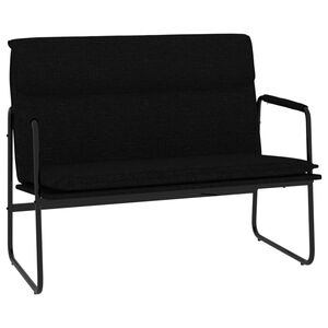 vidaXL Panca Nera 100x64x80 cm in Tessuto