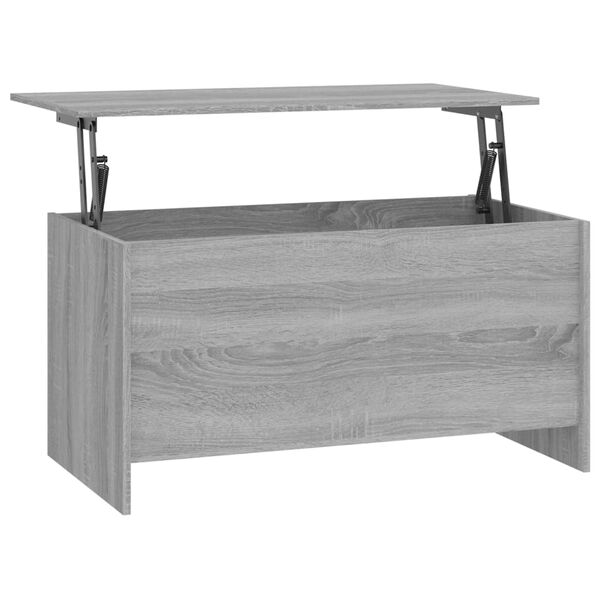 vidaXL Tavolino Grigio Sonoma 102x55,5x52,5 cm in Legno Multistrato
