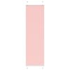 vidaXL Tenda Plissettata Rosa 65x200 cm Larghezza Tessuto 64,4 cm