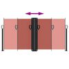 vidaXL Tenda da Sole Laterale Retrattile Terracotta 120x1000 cm